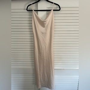 Silky midi dress